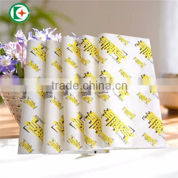 Wrapping paper which is made by PE coated paper can be used in food packaging