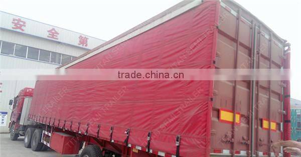 Lighter Weight Curtain Side Trailers For Bulk Cargo Transportation