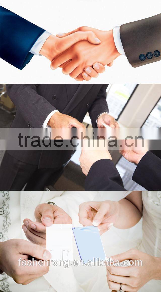 PU leather+stainless steel fashion temperament high-grade business card case for man and women