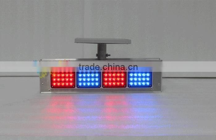One Side Solar Powered Traffic Road Safety Flashing Warning Light for Road Work