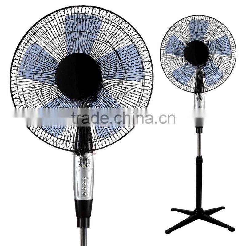 2016 Noiseless solar stand adjustable fan, DC adjustable fan made in china