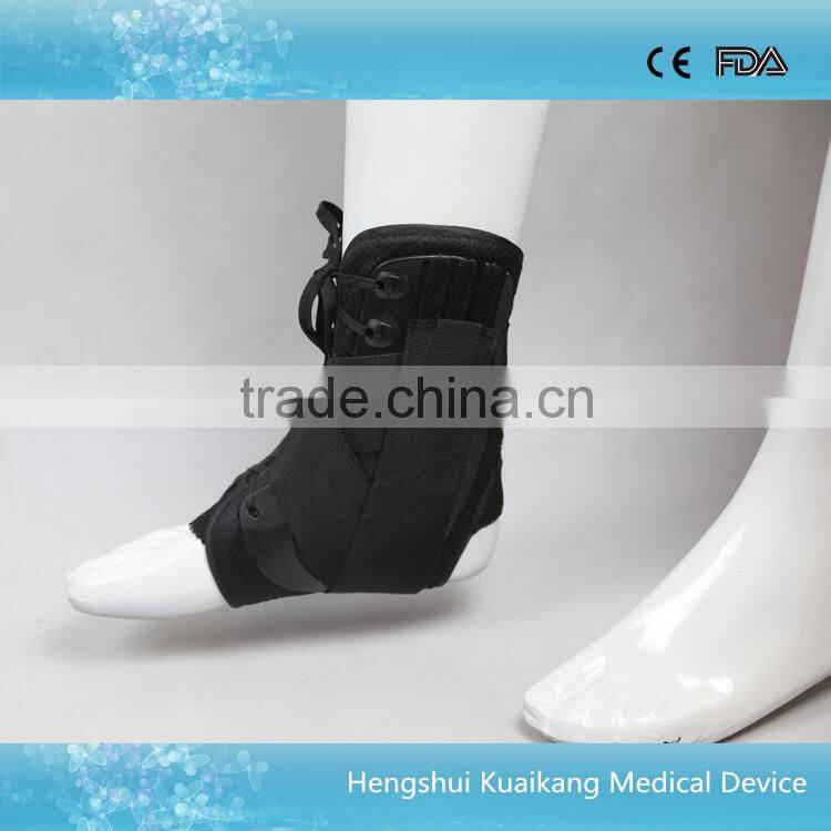 Super quality sports ankle protector lace up ankle support with CE & FDA certificates