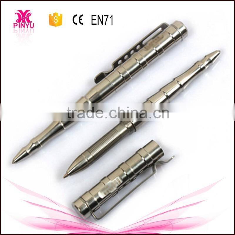 Heavy model Attack head Custom Logo Stainless Steel Ballpoint Multi Self-defense Tactical Pen