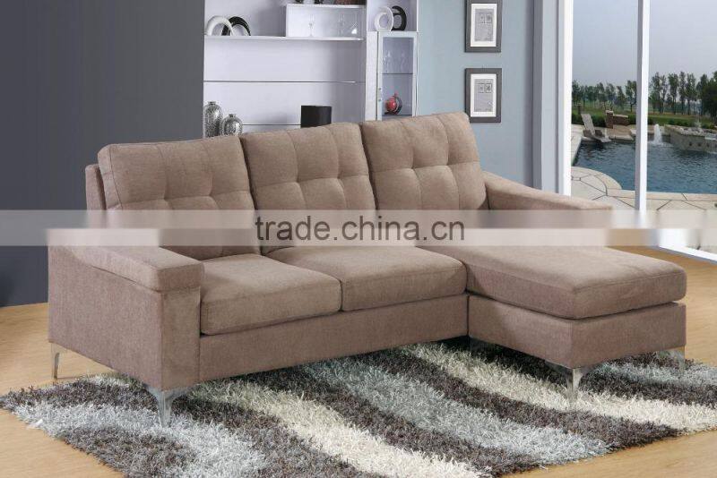 Hot sale cheap price factory sell directly small corner sofa