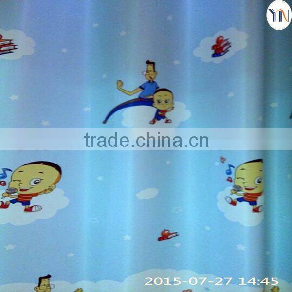 curtain for kids, 100% sun block curtain for children, cartoon pattern printing fabric for kids' curtain
