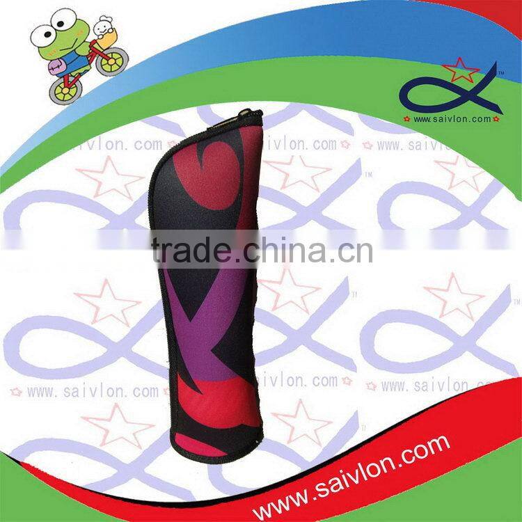 Best quality hot sale nylon zipper pencil pouch wholesale