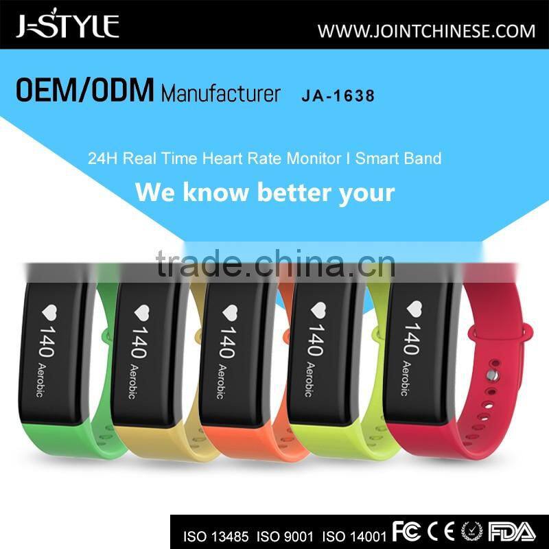 OEM/ODM customized bluetooth fitness tracker multifunctional heart rate monitor China cool bracelets for men