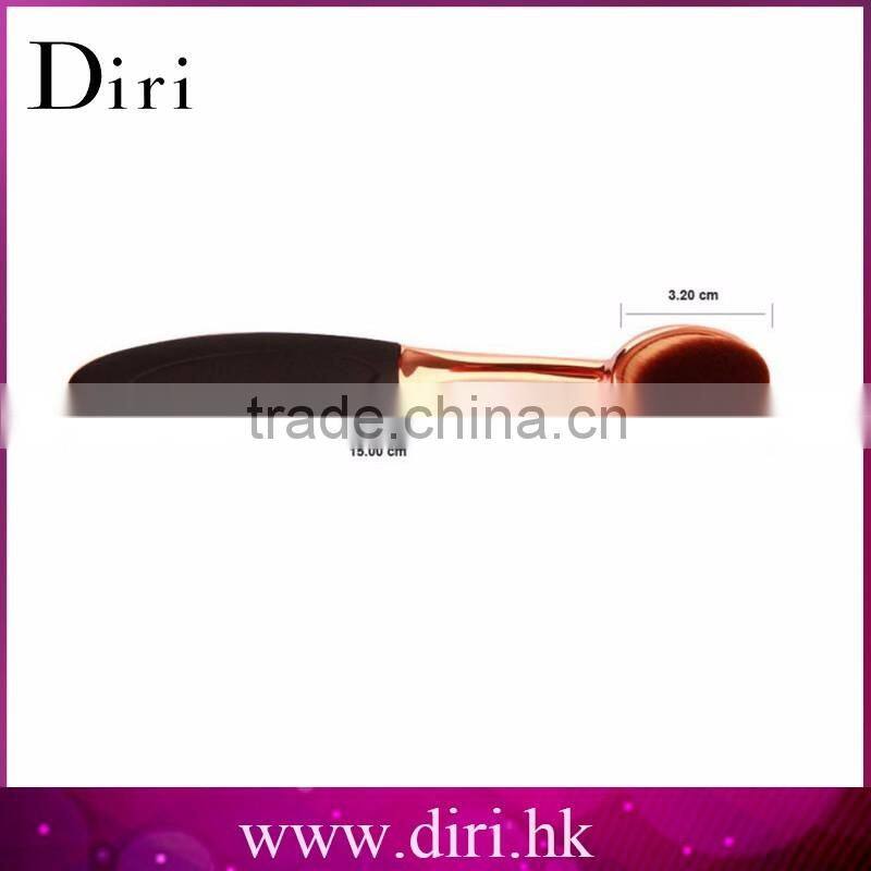 10pcs Toothbrush Make Up Brushes Kit Private Label Rose Gold Oval Makeup Brush