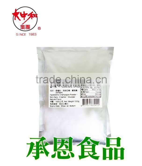 4069-0 2 in 1 Champagne Flavor Powder (Blue Coral) for Bubble Tea or Drinks bubble tea powder