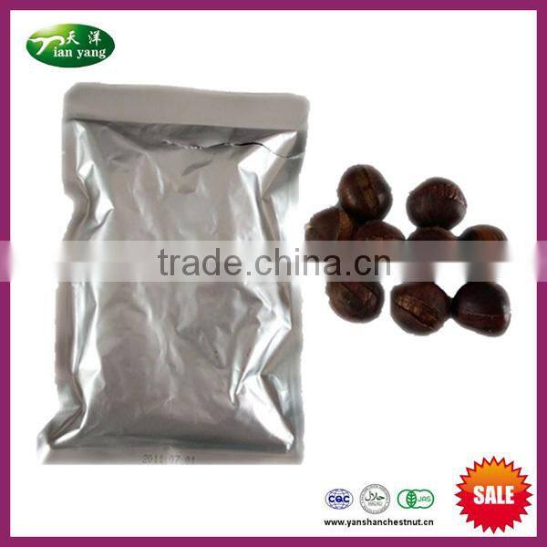 2016 All Unique Organic Ringent Roaseted Chestnuts Asian Snacks with Shell