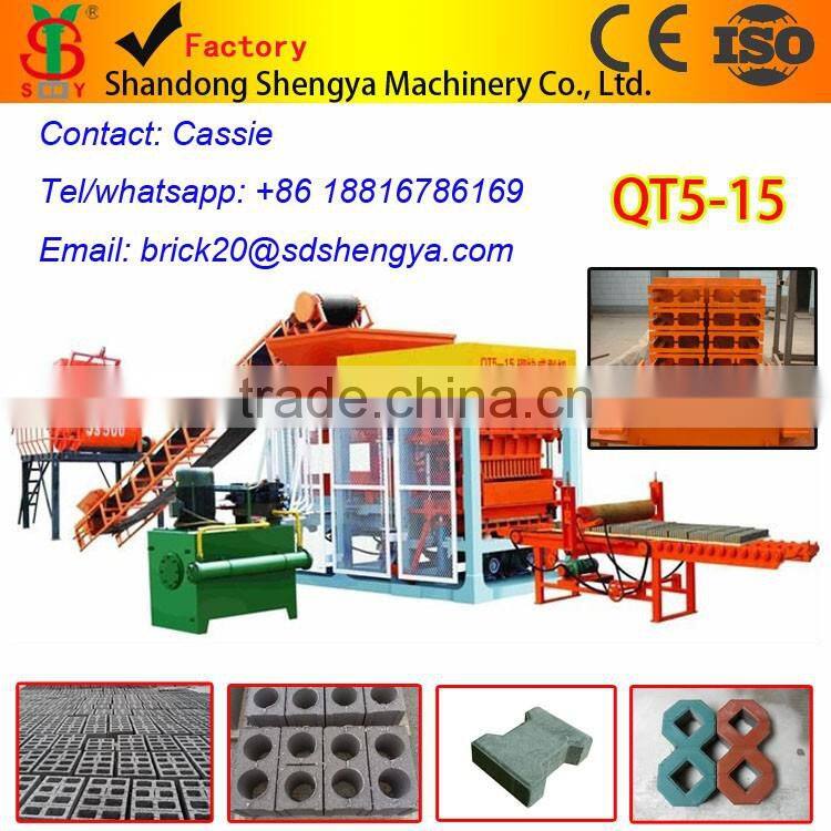 Low investment business Shengya QT5-15 automatic hydroform machines production line China supplier best sell in alibaba