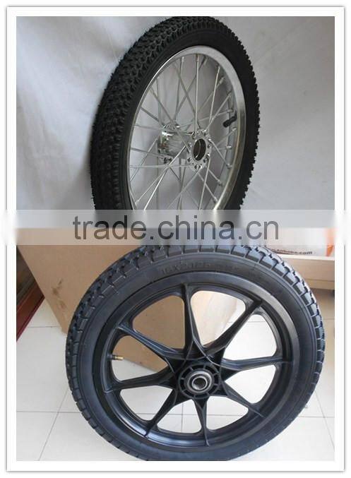 steel rim wheel 16x2.125 16" 20" air bike wheels