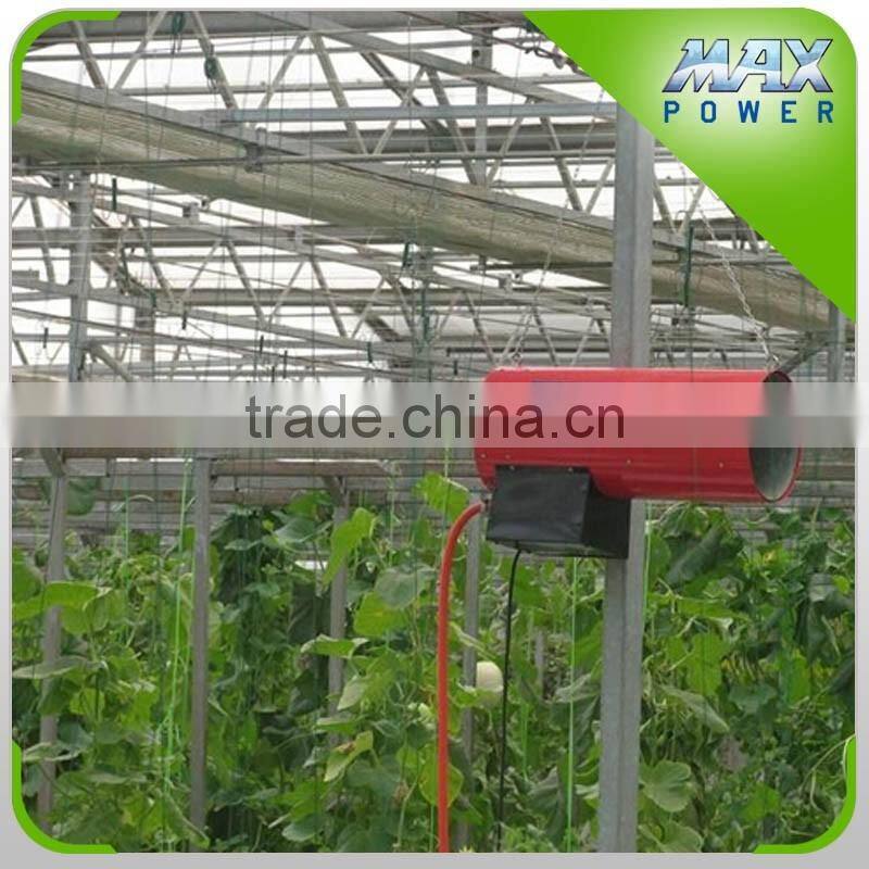 Hot air water heater for Solar greenhouse