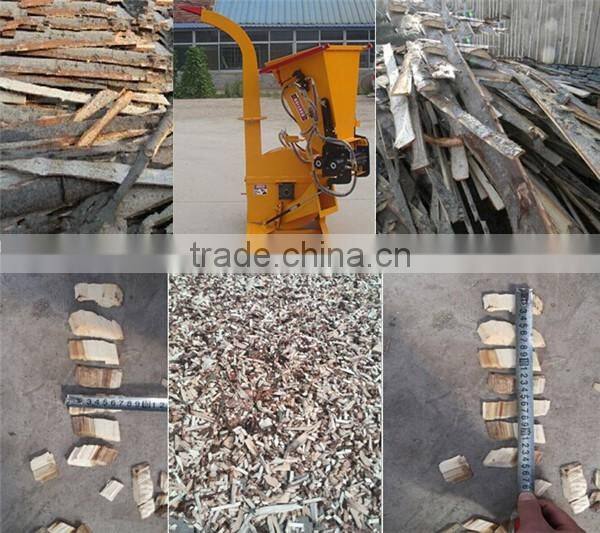 BX series tractor mounted wood chipper with hydraulic feeding