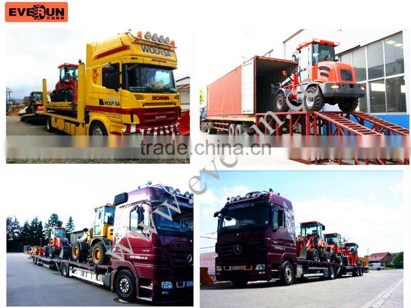 Everun CE Certificated 1.0ton Articulated Mini Shovel Loader