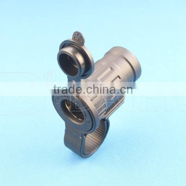 Power Supply Flush Mount Motorcycle 12V Power Socket With Hand Stents One Hole