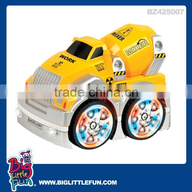 4 channel remote control concrete mixer truck toy self assemble toys