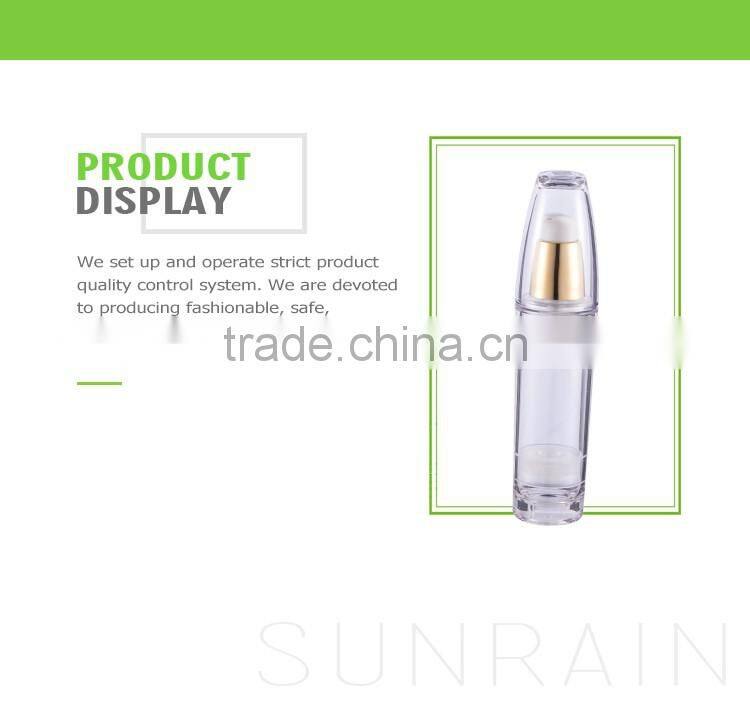 Wholesale customized disposable custom size PETG single-double-deck cosmetic bottle
