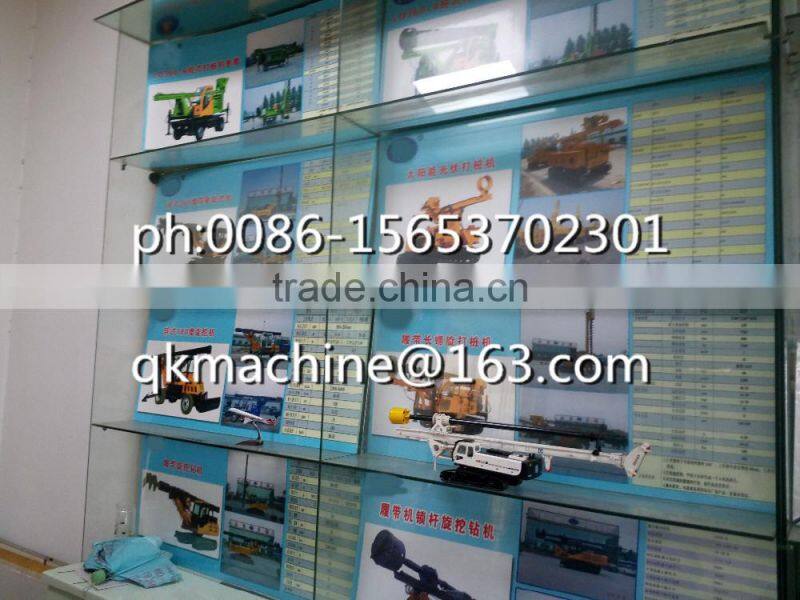 Crawler Rotary Diesel Engine Drill Rig / Pile Driver From China