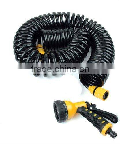 3-Layer PVC Reinforced Water Hose With 2-Way Hose Nozzle Set
