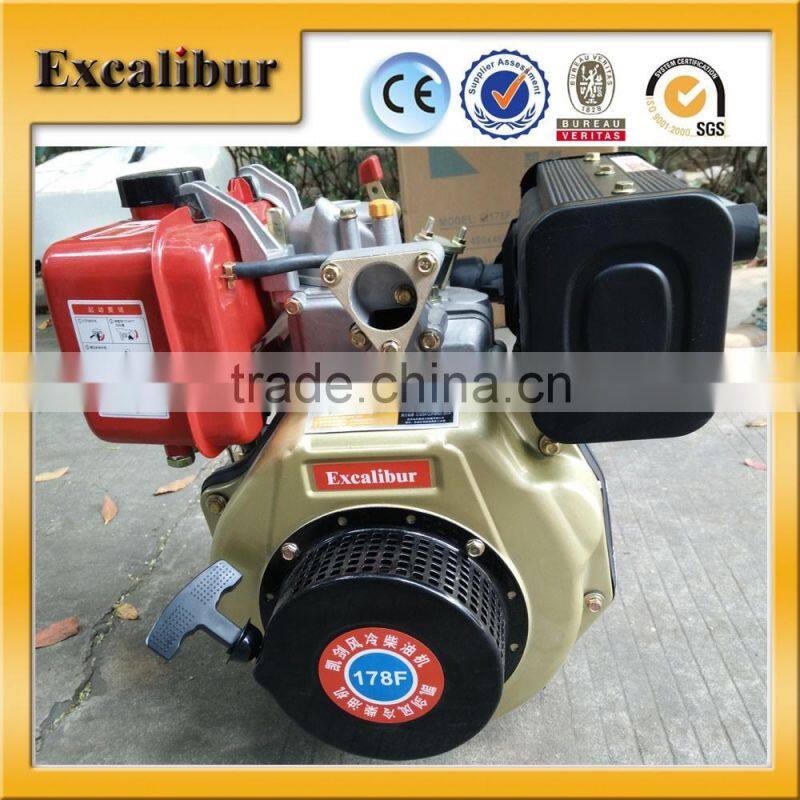 Excalibur China small Air Cooled 186FA Diesel Engine