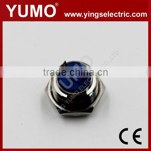 JS19B-10-J-N ROHS 19mm domed 1NO momentary screw terminal 2A/36VDC push button switch bi-color led push button switch