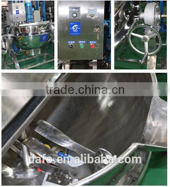 tilting stainless stee electric heating jacketed kettle