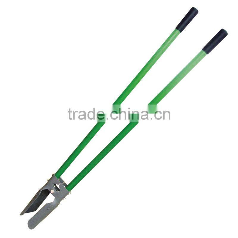 China factory of fibreglass handle post hole digger farm tools with Telescopic antislip handle