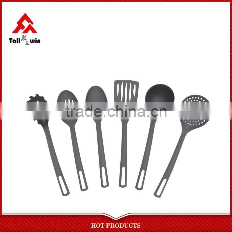 6-pieces silicone kitchen utensils wooden kitchen utensils silicone wooden kitchen tool set