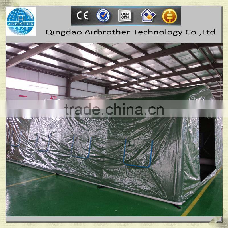 Airbrother PVC tarpaulin inflatable military camping tent