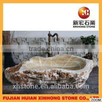 unique design hand carved marble stone basin