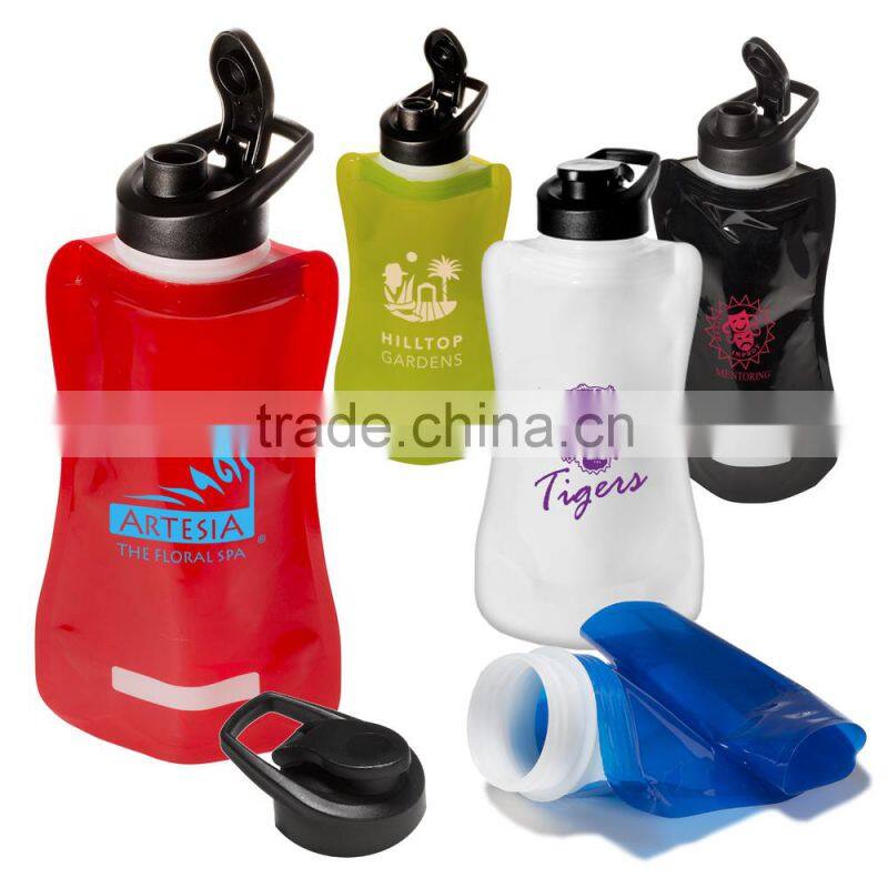 Big mouth carabiner cap flexi-bottle