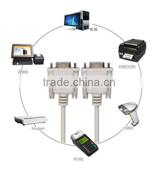 1.5M Serial Port Line RS232 Male to Femal Data Line
