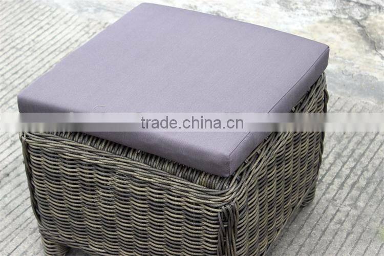 Outdoor furniture sofa set with 5.0mm round rattan