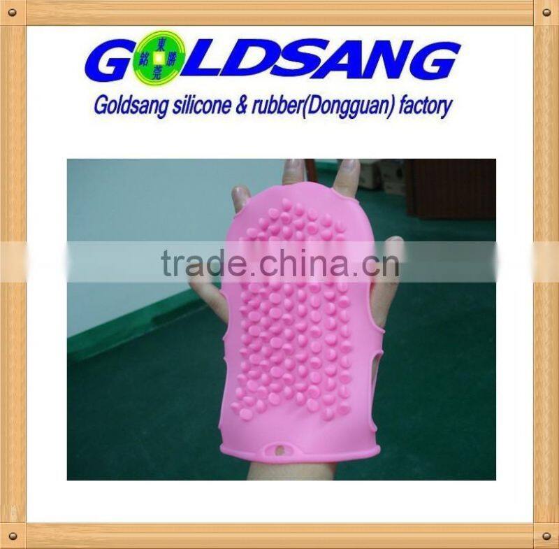 High quality silicone Massage gloves cosmetic tools