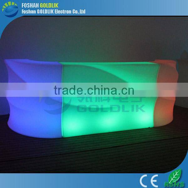 Music Players Link in LED illuminated bar counter table