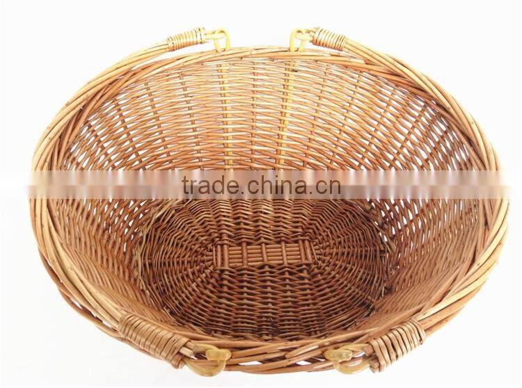 willow basket material cheap supermaket basket cone basket