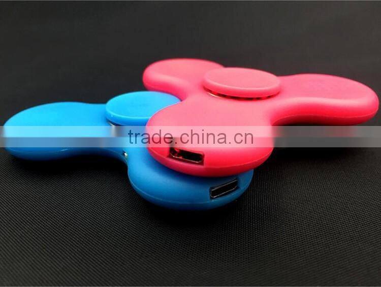 2017 Best selling new EDC 608 bearing tri fidget spinner with bluetooth speaker function