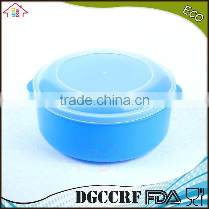 NBRSC 5 Pcs plastic round food container set nested packing set with handle