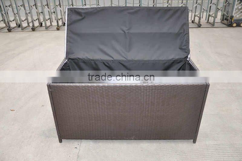 Cheap Alumi Garden PE Rattan Storage Boxs With Air Pump