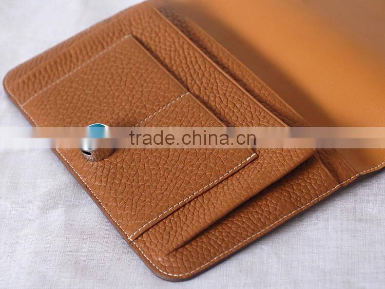 Customized passport holder and ticket holder leather passport cover as gift