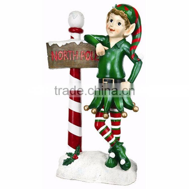 high quality resin craft christmas garden statue decorations