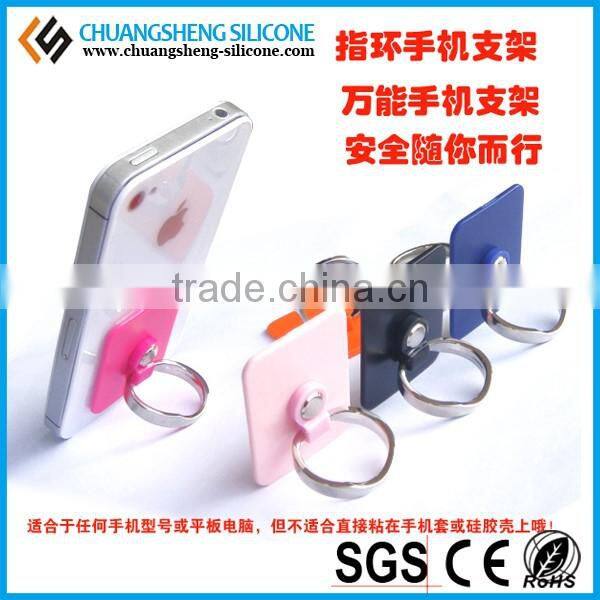 Wholesale customer logo silicone portable promotional gift mobile phone sticker