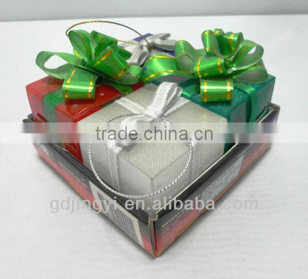 transparent led decorative christmas gift box wholesale