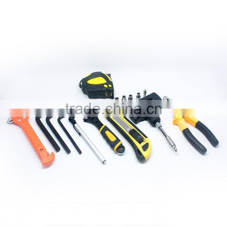 15pcs tool kit multi functional car repair tool kit emergency tool kit