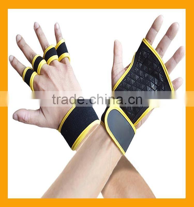 Wrist Support Open Back Gym Workout Crossfit Training Gloves