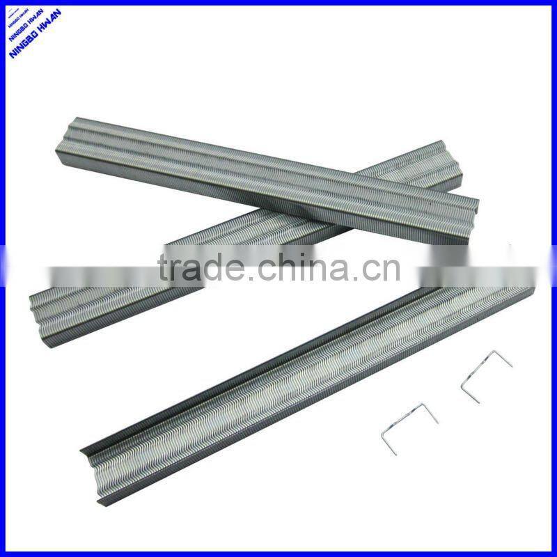 hot selling quality silve color corrugated staple pins ripples staple pins