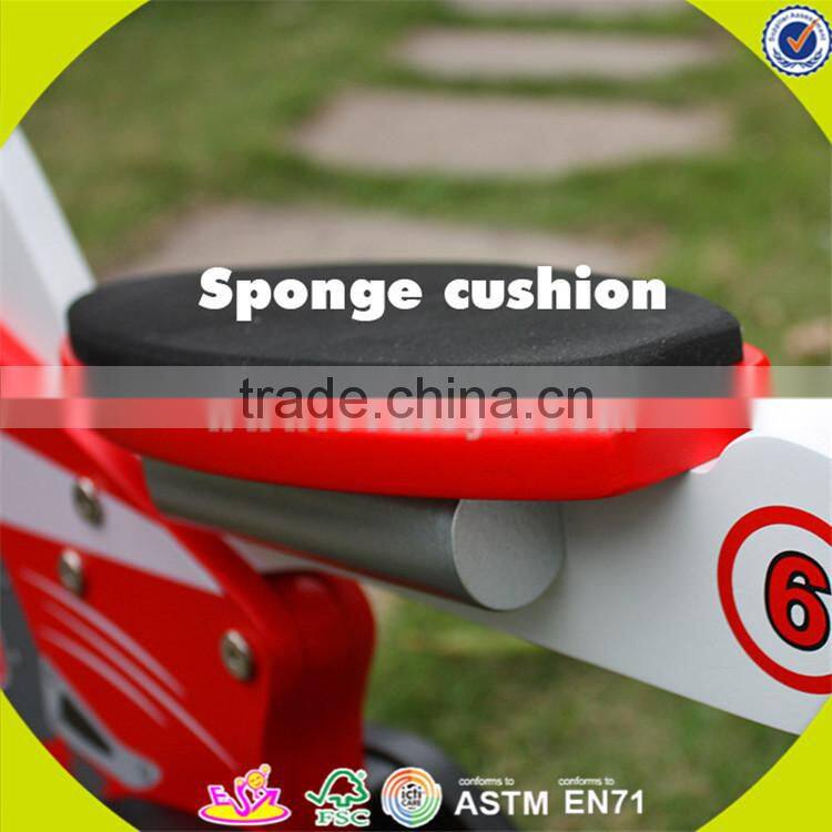 Wholesale cool wooden balance bike promotion gift wooden balance bike high quality children wooden balance bike toy W16C013