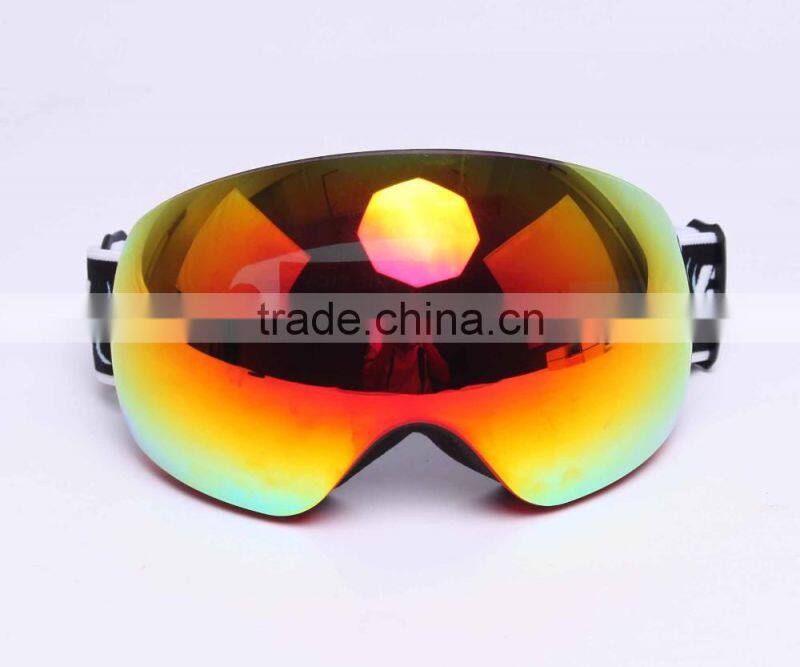 TPU flexible frame custom snowboarding goggles, snow boarding goggles, ski glasses