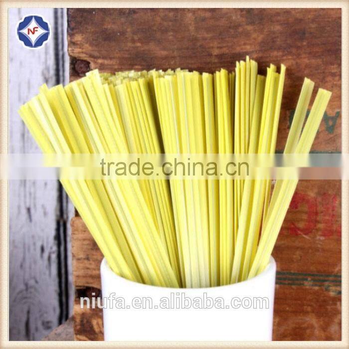 PVC coated gift/bags twist tie wire /twisted wire coat hook